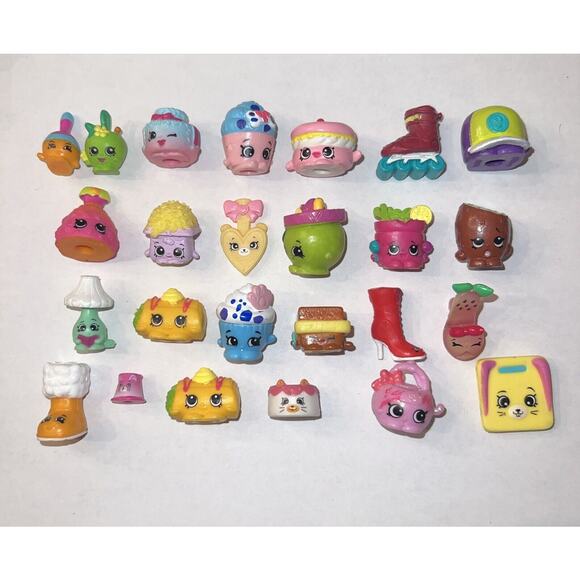 Shopkins Random Lot of 61 Miniature Figures Mixed Seasons - Picture 2 of 3